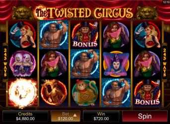 Captura de Pantalla 9 Twisted Circus Free Casino Slot Machine windows