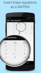 Capture 3 Linear Equation Solver android