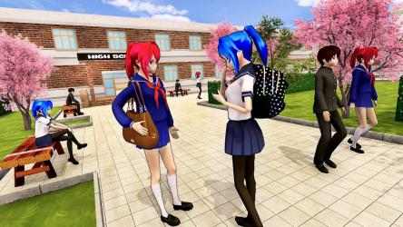 Captura 5 Anime High School Games: Virtual School Simulator android