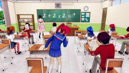 Screenshot 7 Anime High School Games: Virtual School Simulator android