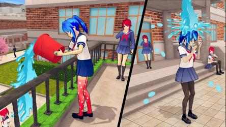 Screenshot 4 Anime High School Games: Virtual School Simulator android