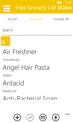 Screenshot 4 Free Grocery List Maker windows