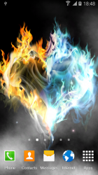Captura 7 Fire & Ice Live Wallpaper android
