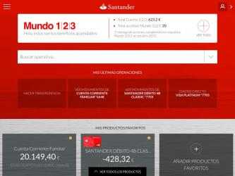 Screenshot 1 Banco Santander España windows