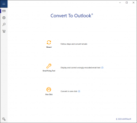 Capture 1 Convert To Outlook - MBOX to PST converter windows