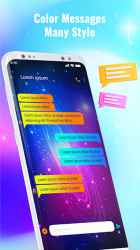 Screenshot 3 LED Messenger - Color Messages, SMS & MMS app android