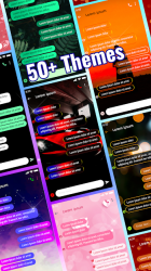 Captura de Pantalla 8 LED Messenger - Color Messages, SMS & MMS app android
