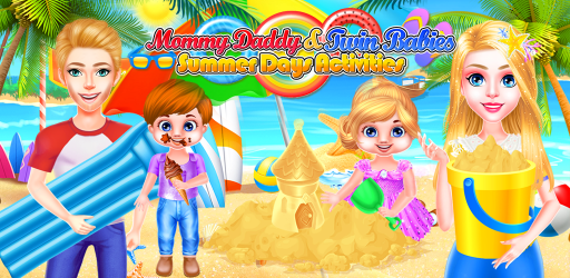Captura de Pantalla 2 Juegos niñas gemelos bebés Summer Day Beach Party android
