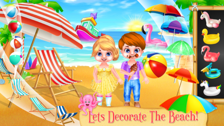 Screenshot 5 Juegos niñas gemelos bebés Summer Day Beach Party android
