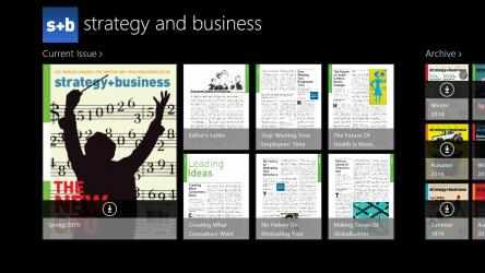 Screenshot 1 strategy+business windows