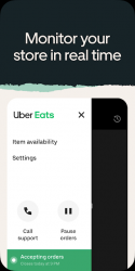 Captura de Pantalla 6 Uber Eats para restaurantes android
