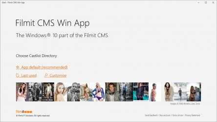 Screenshot 1 Filmit CMS Win App windows
