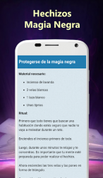 Screenshot 6 Hechizos de Magia Negra gratis android