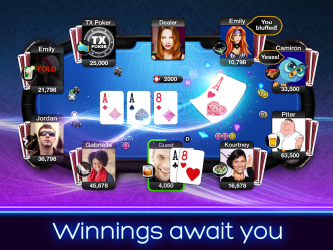 Captura de Pantalla 14 TX Poker - Texas Holdem Online android