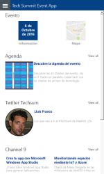 Screenshot 1 Tech Summit Event App windows