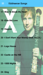Captura 4 Ed Sheeran Songs Offline (50 Songs) android