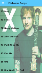 Screenshot 6 Ed Sheeran Songs Offline (50 Songs) android