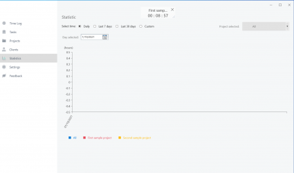 Screenshot 4 Work Log : work hours trackers, work day timesheet windows