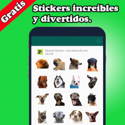 Screenshot 4 🐾Mejor Stickers y memes perros WAStickerApps 2020 android
