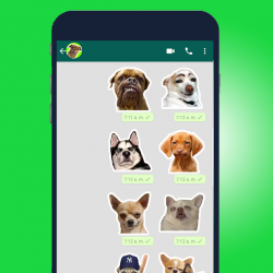 Captura de Pantalla 5 🐾Mejor Stickers y memes perros WAStickerApps 2020 android