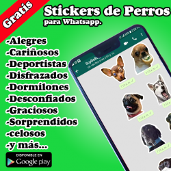 Screenshot 2 🐾Mejor Stickers y memes perros WAStickerApps 2020 android