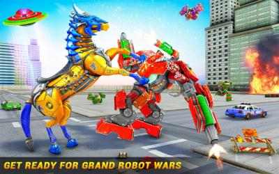 Screenshot 11 Juego de caballo robot car - Space Robot Wars android