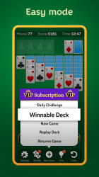 Captura 6 Solitaire Play: Colección Classic Free Klondike android