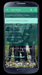 Captura de Pantalla 2 Coldplay Music 50 Songs android