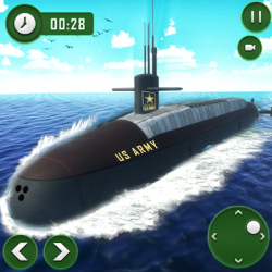 Captura de Pantalla 1 US Army Submarine Driving Military Transport Game android