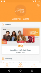 Screenshot 2 Juice Plus+ Events android