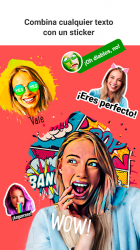 Captura de Pantalla 6 Emolfi Keyboard: selfie stickers for messengers android