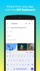 Capture 7 GIPHY: GIF & Sticker Keyboard & Maker android
