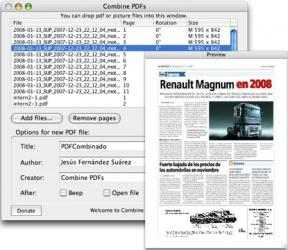 Screenshot 1 Combine PDFs mac