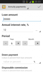 Screenshot 2 Calculadora de Prestamo android