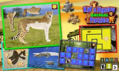 Screenshot 1 Rompecabezas de animales para niños - enseña formas y combinar windows