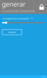 Captura de Pantalla 1 #1 Password Generator windows