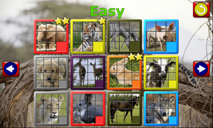 Screenshot 3 Niños Animal Slide Puzzle 15 windows