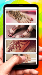 Screenshot 4 Foot Feet Leg Mehndi Designs android