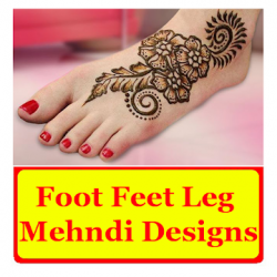 Capture 1 Foot Feet Leg Mehndi Designs android