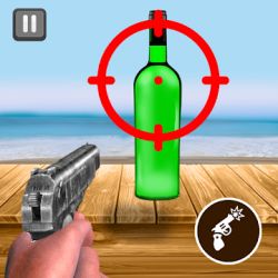 Screenshot 1 Disparo de botella real: Juego de disparos de android