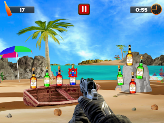 Screenshot 14 Disparo de botella real: Juego de disparos de android