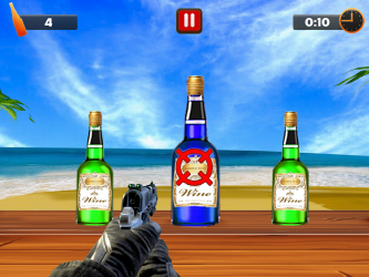 Screenshot 11 Disparo de botella real: Juego de disparos de android