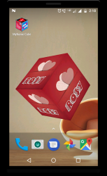 Capture 7 3D My Name Cube Live Wallpaper android