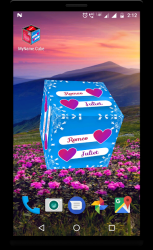 Screenshot 3 3D My Name Cube Live Wallpaper android