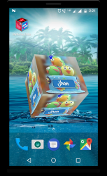 Captura 2 3D My Name Cube Live Wallpaper android
