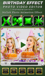 Captura 7 Birthday Photo Effect Video Maker with Song android