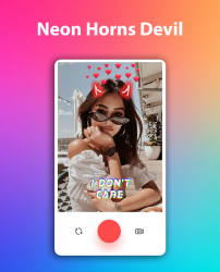 Imágen 2 Neon Horns Devil Photo Editor - Neon Devil Crown android