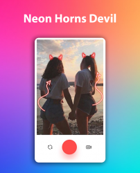 Screenshot 4 Neon Horns Devil Photo Editor - Neon Devil Crown android