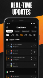 Captura de Pantalla 3 LiveScore: LiveSports Scores android