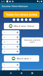 Screenshot 2 Himno México Memorizar Escucha 4 Estrofas android